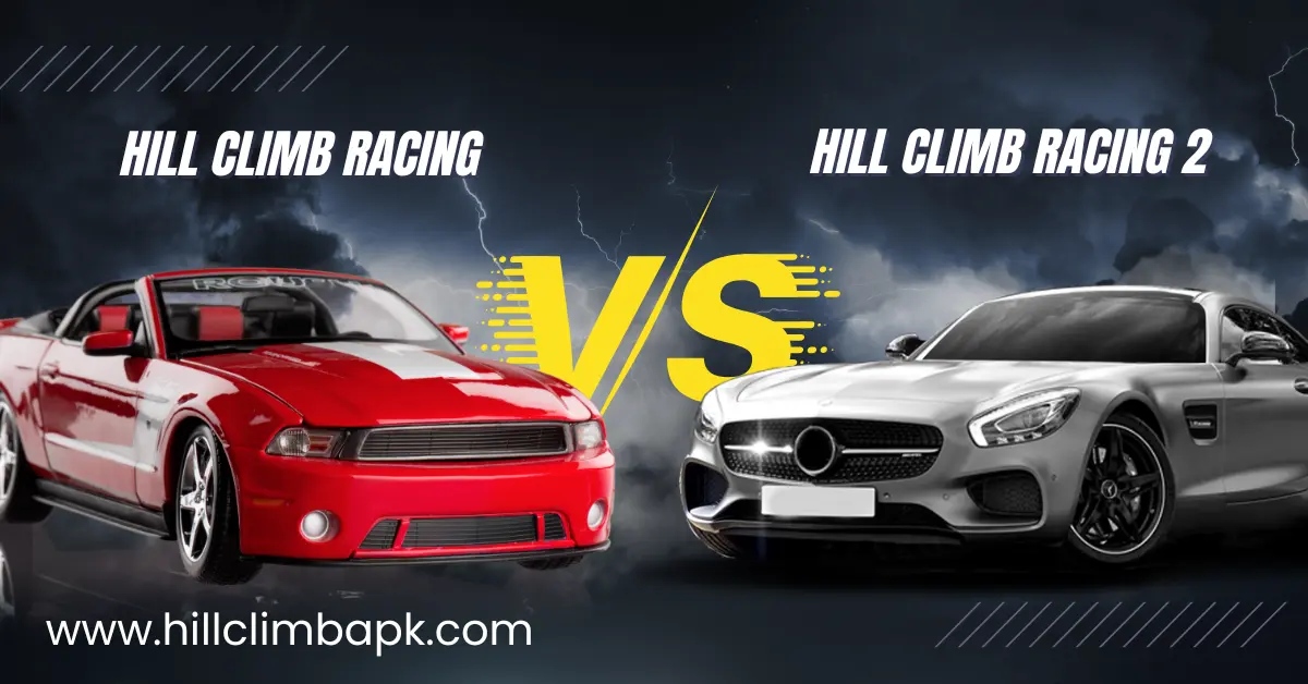 title image- hill climb racing vs hill climb racing 2