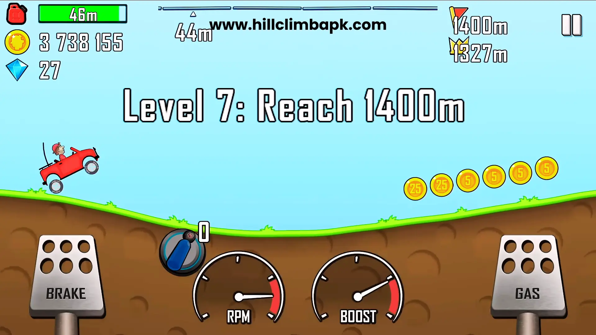 hill climb racing for iOS