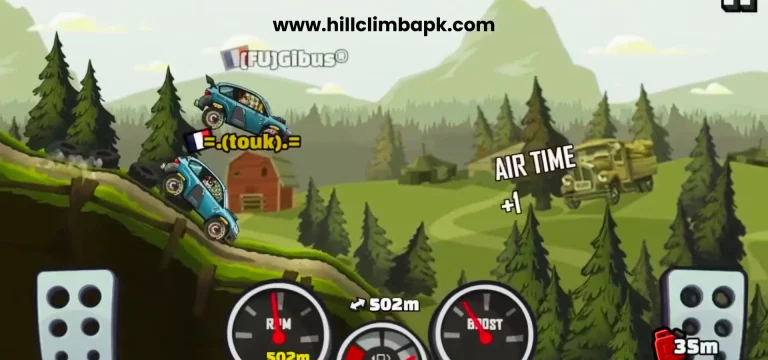 multiplayer mode- hill climb racing vs hill climb racing 2