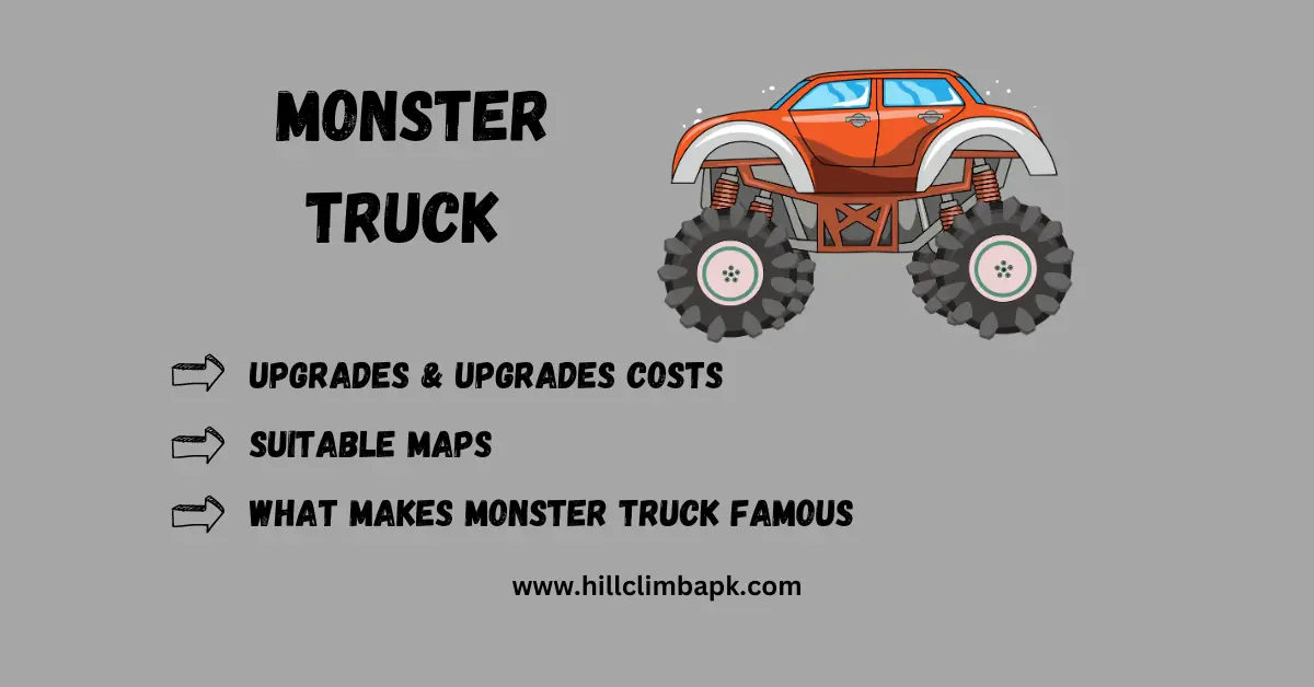 Monster Truck - Hill Climb Racing 1 Monster Truck Hill Climb Racing
